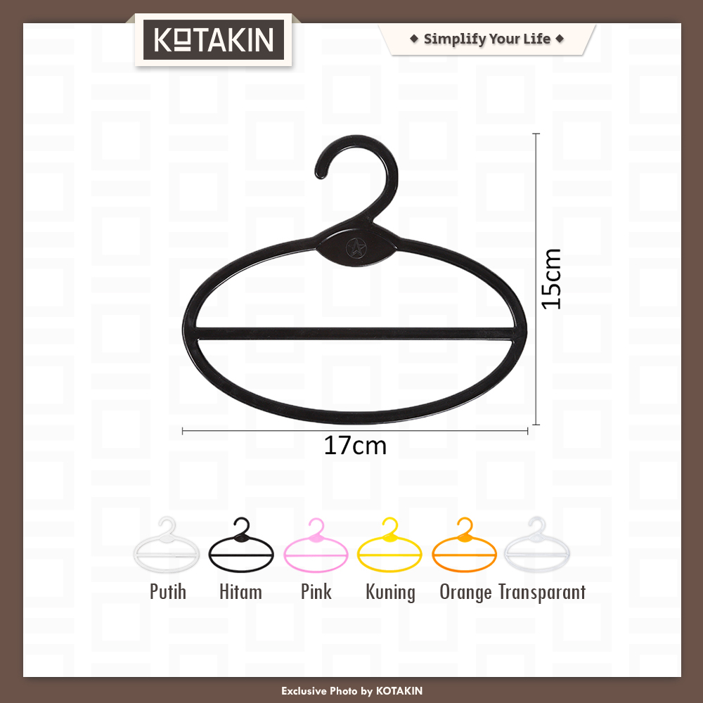 Hanger Gantungan Jilbab Oval